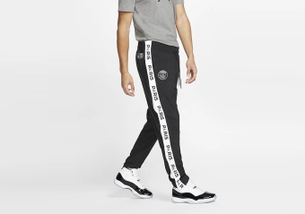 NIKE AIR JORDAN PSG PARIS SAINT-GERMAIN TEARAWAY PANTS BLACK