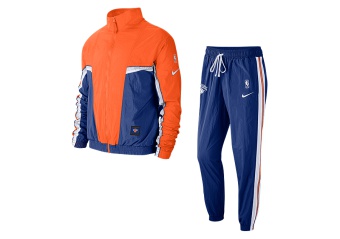 NIKE NBA NEW YORK KNICKS COURTSIDE TRACKSUIT BRILLIANT ORNGE