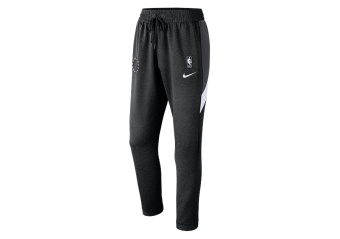 NIKE NBA PHILADELPHIA 76ERS THERMAFLEX SHOWTIME PANTS BLACK HEATHER