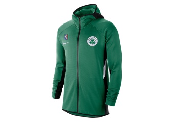 NIKE NBA BOSTON CELTICS THREMAFLEX SHOWTIME HOODIE CLOVER