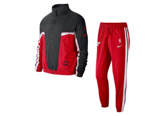 NIKE NBA CHICAGO BULLS COURTSIDE TRACKSUIT UNIVERSITY RED