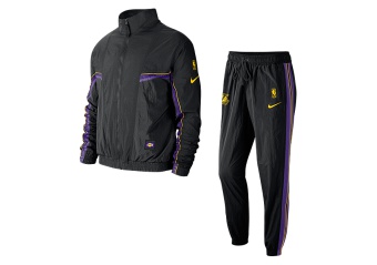 NIKE NBA LOS ANGELES LAKERS COURTSIDE TRACKSUIT BLACK