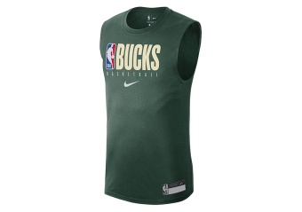 NIKE NBA MILWAUKEE BUCKS TEE FIR