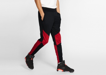 NIKE AIR JORDAN 23 ALPHA THERMA FLEECE PANTS BLACK