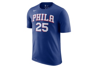 NIKE NBA PHILADELPHIA 76ERS BEN SIMMONS Dri-FIT TEE RUSH BLUE