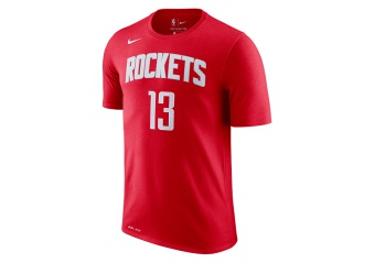 NIKE NBA HOUSTON ROCKETS Dri-FIT TEE UNIVERSITY RED