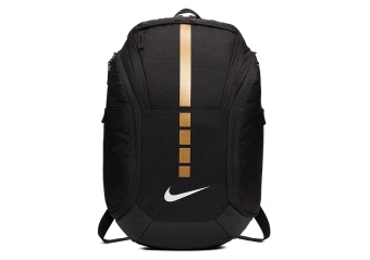 NIKE HOOPS ELITE PRO SMALL BACKPACK BLACK METALLIC GOLD