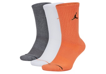 NIKE AIR JORDAN JUMPMAN EVERYDAY CREW SOCKS MULTI-COLOR