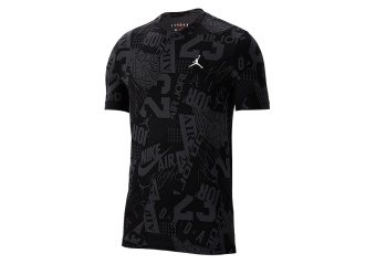 NIKE AIR JORDAN 23 AIR PRINTED TEE BLACK