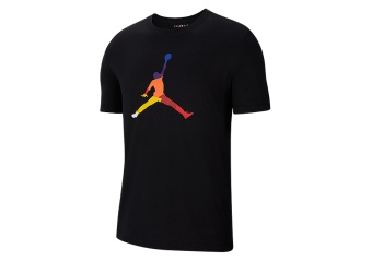 NIKE AIR JORDAN SPORT DNA CREW TEE BLACK