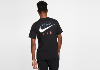 NIKE AIR JORDAN LEGACY AJ4 TEE BLACK