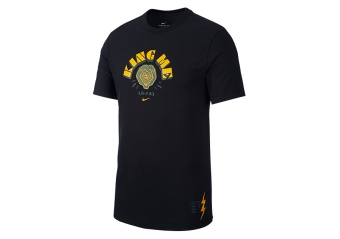 NIKE LEBRON JAMES KING ME DRI-FIT TEE BLACK