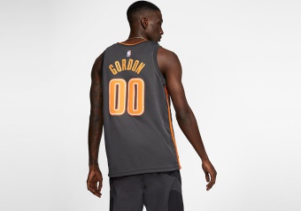 NIKE NBA ORLANDO MAGIC AARON GORDON CITY EDITION SWINGMAN JERSEY ANTHRACITE