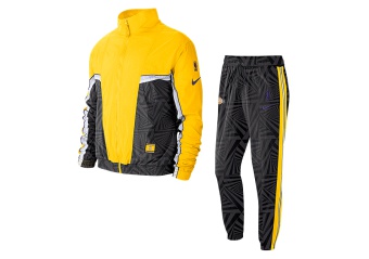 NIKE NBA LOS ANGELES LAKERS CITY EDITION COURTSIDE TRACKSUIT BLACK