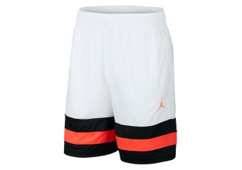 NIKE AIR JORDAN JUMPMAN BASKETBALL SHORTS WHITE