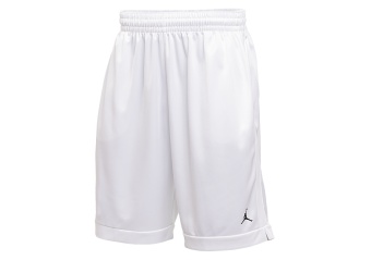 NIKE AIR JORDAN BASKETBALL PRACTICE SHORTS TEAM WHITE