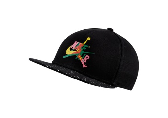 NIKE AIR JORDAN PRO JUMPMAN CLASSICS CEMENT HAT BLACK