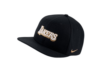 NIKE NBA LOS ANGELES LAKERS CITY EDITION PRO HAT BLACK