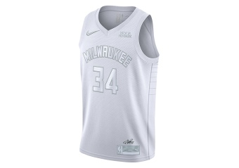 NIKE NBA GIANNIS ANTETOKOUNMPO MVP JERSEY WHITE