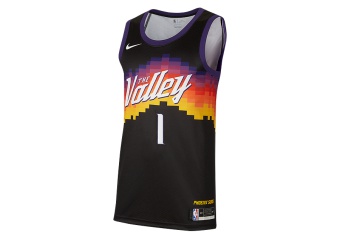 NIKE NBA PHOENIX SUNS DEVIN BOOKER CITY EDITION SWINGMAN JERSEY BLACK