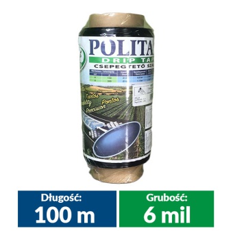 Nawadnianie kropelkowe Taśma dł. 100m 6mil 10L/h - 0,10m 