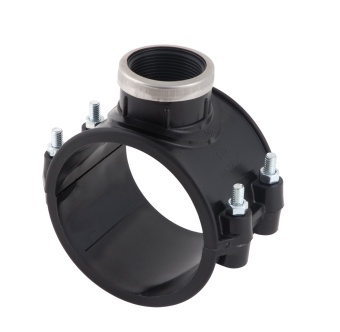 OPASKA SIODŁOWA OBEJMA DO RUR PE D-90 x 3/4