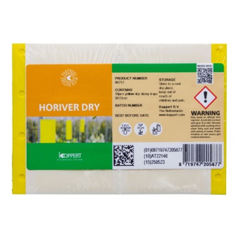 HORIVER DRY żółte tablice lepowe Koppert MINI (9x13cm) 10 szt.