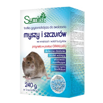 Sumin Trutka granulowana 25 PPM 240G (2x120G) na gryzonie