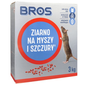 BROS ZIARNO NA MYSZY I SZCZURY 3KG