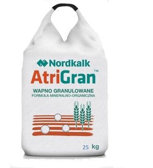 Wapno granulowane Nordkalk Atrigran 1-4mm zaw. CaO 50% - 25KG detal 