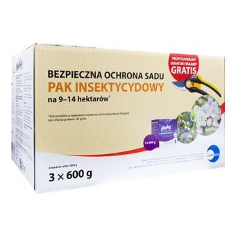MOSPILAN 20 SP 3 X 600G pakiet SAD - PAK INSEKTYCYDOWY