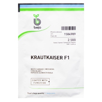 KAPUSTA BIAŁA KRAUTKAISER F1 2,5 - TYS. ST,