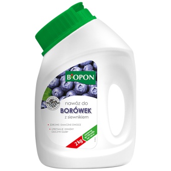 BIOPON NAWÓZ DO BORÓWEK Z SIEWNIKIEM GRANULAT 2KG 
