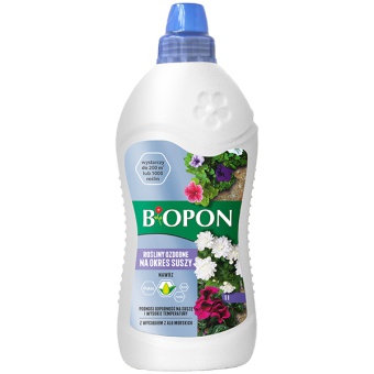 BIOPON NAWÓZ DO ROŚLIN OZDOBNYCH NA OKRES SUSZY 1L