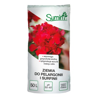 ZIEMIA DO PELARGONII I SURFINII 50L SUMIN