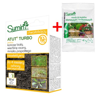 ATUT TURBO 50ML + Nawóz długodziałający plantacote gratis