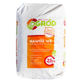 OptiComplex Ogród NPK 10-10-17 Mg-S worek 25KG