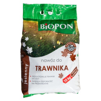 BIOPON NAWÓZ TRAWNIK JESIEŃ 10KG GRANULAT