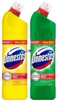 DOMESTOS ŻEL DO WC PINE CITRUS GEL ZESTAW 2x750ml