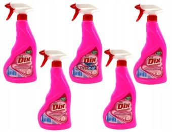 5x PROFESSIONAL DIX PŁYN DO CZYSZCZENIA KABIN 500ML