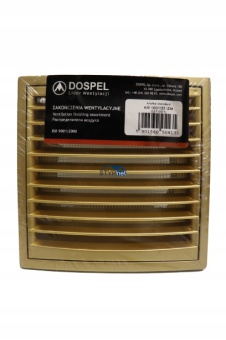 DOSPEL KLATKA WENTYLACYJNA KR 100/125/ZM ZŁOTY MAT
