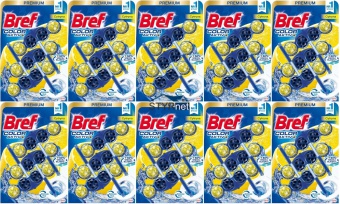 Kostka do WC Cytryna 3x50 g Color Active BREF 10 sztuk
