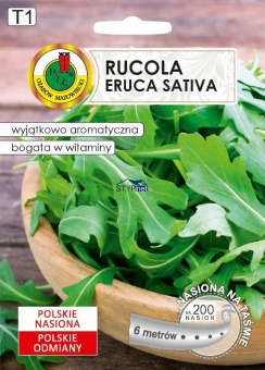 RUKOLA ERUCA SATIVA NA TAŚMIE 200 NASION 6m PNOS