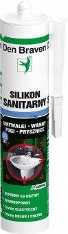 BOSTIK SILIKON SANITARNY BIAŁY DEN BRAVEN 280ml 