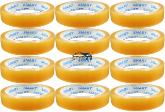 SMART TAŚMA PAKOWA KLEJĄCA 19/60 KAUCZUK TRANS 12 sztuk