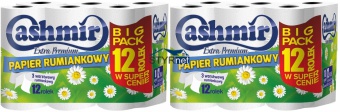 CASHMIR PAPIER TOALETOWY RUMIANKOWY 2x12 ROLEK