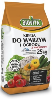 BIOVITA KREDA NAWÓZ DO WARZYW I OGRODU Z MAGNEZEM 25kg