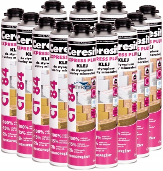 CERESIT PIANO KLEJ DO STYROPIANU EPS XPS 850ml CT84 12szt