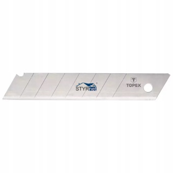 TOPEX Ostrza łamane wymienne 18 mm 10 szt. 17B348 