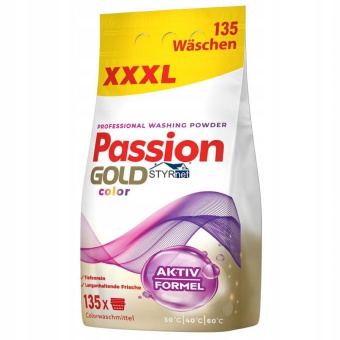 PASSION GOLD PROSZEK DO PRANIA KOLOR  135PRAŃ 8,1kg